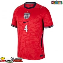 Camisa de Futebol Inglaterra Declan Rice #4 Equipamento Secundário Mundo 2026 Manga Curta